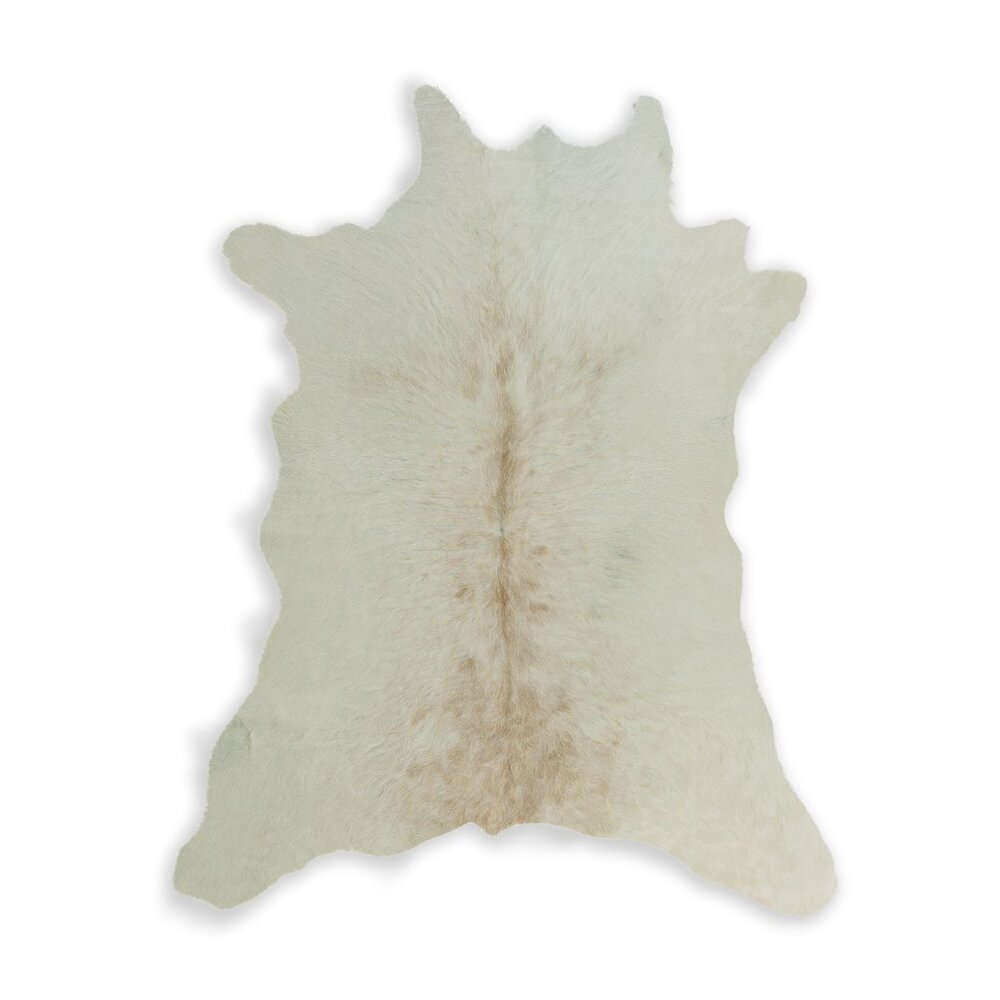 Natural Home Decor Classic Calfskin Throw Rug | 1-Piece | Natural | 2'x3'